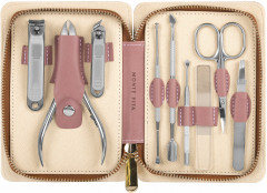 Набор для маникюра и педикюра в пенале премиальный «9 в 1» - Фото 6