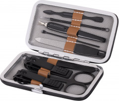 Набор для маникюра и педикюра в футляре универсальный «9 в 1» - Фото 9