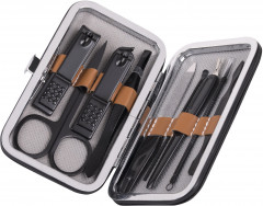 Набор для маникюра и педикюра в футляре универсальный «9 в 1» - Фото 9