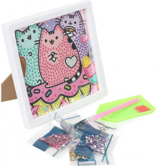 Алмазная мозаика «Котики-Пушинки» - Фото 1