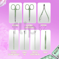 Набор для маникюра и педикюра в футляре универсальный «18 в 1» - Фото 2