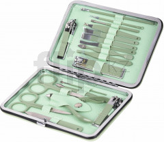 Набор для маникюра и педикюра в футляре универсальный «18 в 1» - Фото 11