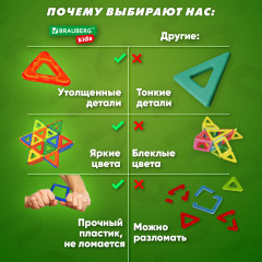 Конструктор магнитный «Magnetic blocks» - Фото 7