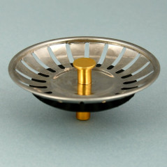 Ситечко для раковины с кнопкой - Фото 3