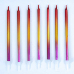 Набор свечей для торта с подставками «Градиент» - Фото 1