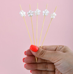 Набор шпажек для канапе «Жемчужные цветы» - Фото 3