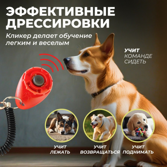 Кликер для дрессировки собак