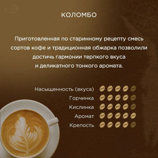 Кофе в зернах «Коломбо»