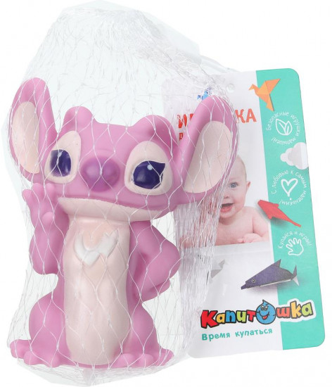 Игрушка для ванны «Розовая зверюшка»