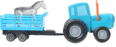 Машина «Синий Трактор с телегой» - Фото 1