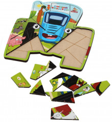 Пазл фигурный «Синий Трактор» - Фото 3