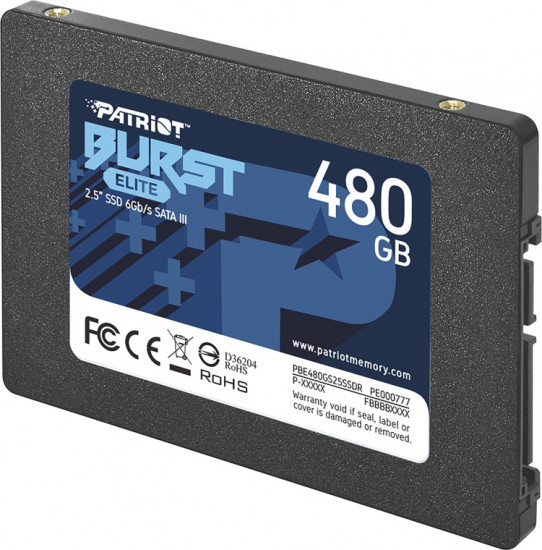 SSD накопитель Burst Elite PBE480GS25SSDR 