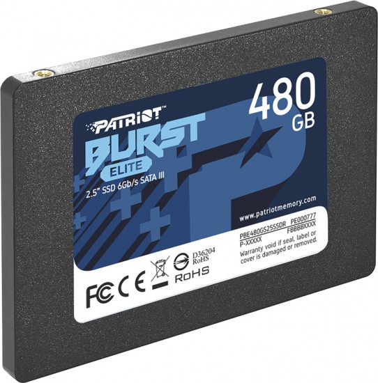 SSD накопитель Burst Elite PBE480GS25SSDR 