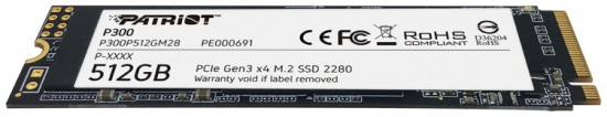 SSD накопитель Memory P300P512GM28 