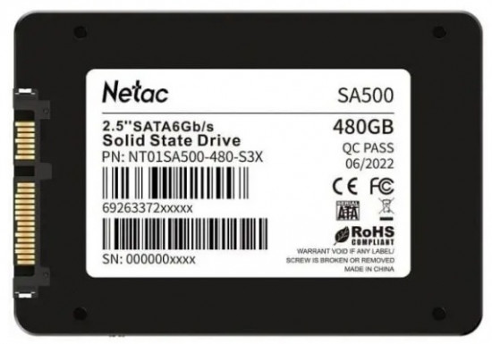 SSD накопитель NT01SA500-480G-S3X