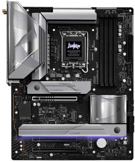 Материнская плата Z890 LiveMixer WiFi 90-MXBPE0-A0UAYZ