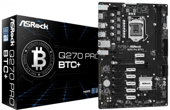 Материнская плата Q270 Pro BTC+
