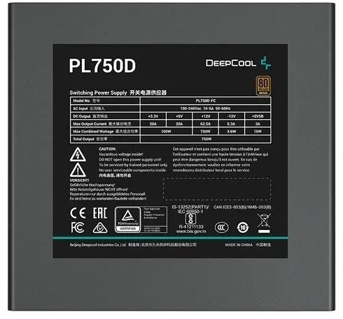 Блок питания PL750D R-PL750D-FC0B-EU