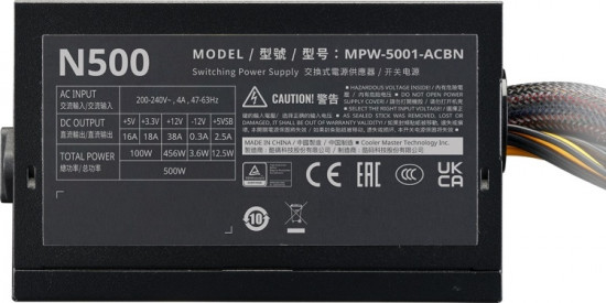 Блок питания MPW-5001-ACBN-BEU