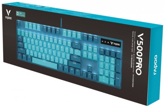 Клавиатура V500PRO Cyan 