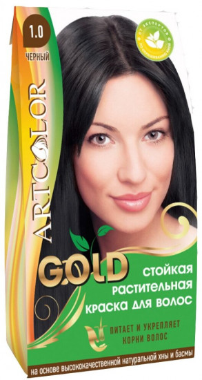 Краска для волос «Gold», оттенок 104 Черный