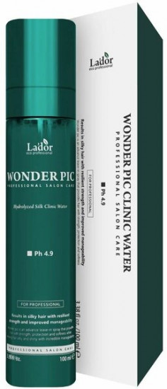 Мист для укрепления и защиты волос «Wonder Pick Clinic Water pH 4.9»