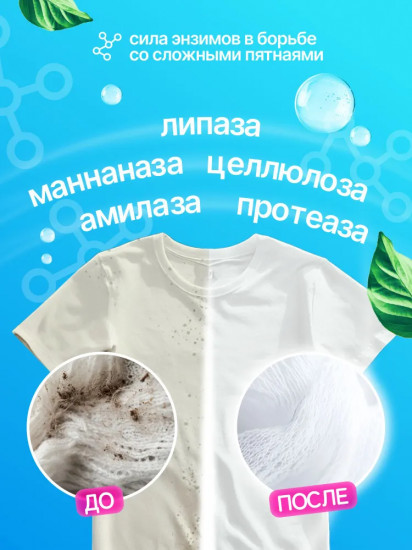 Гель для стирки универсальный с антибактериальным эффектом