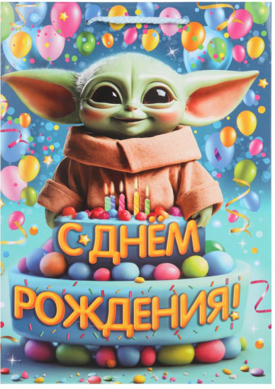 Пакет подарочный «Воин звёзд»