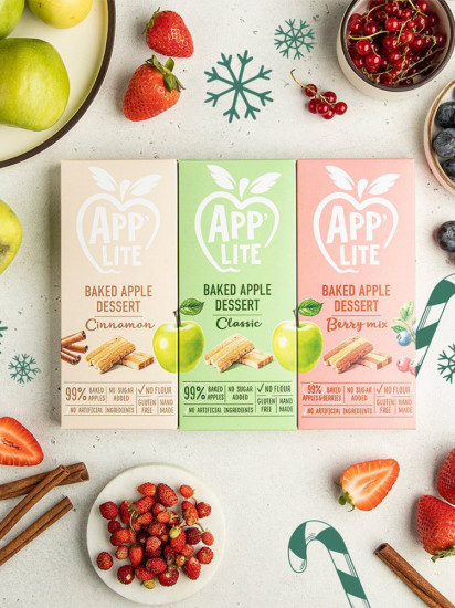 Пастила яблочная с корицей без сахара «Baked Apple Dessert Cinnamon»
