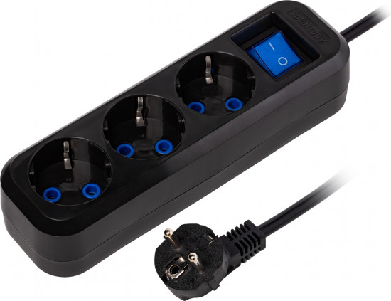 Сетевой фильтр Smartbuy SBE-MP-16-3-7b-ZS