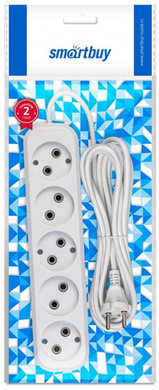 Удлинитель Smartbuy SBE-10-5-05-N