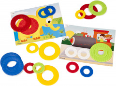 Набор обучающий «Цветные кольца» - Фото 1