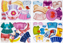 Игра магнитная «Одевашки. Модная девчонка. Мишка-малышка» - Фото 3