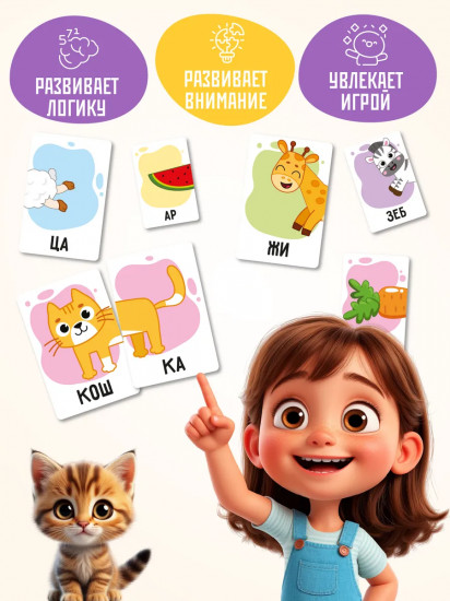 Игра настольная «Найди половинку»