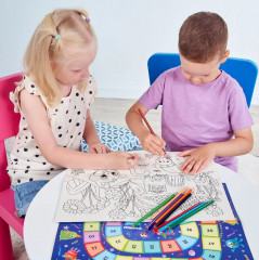 Игра настольная с раскрасками 4 в 1 «Весёлые ходилки» - Фото 7