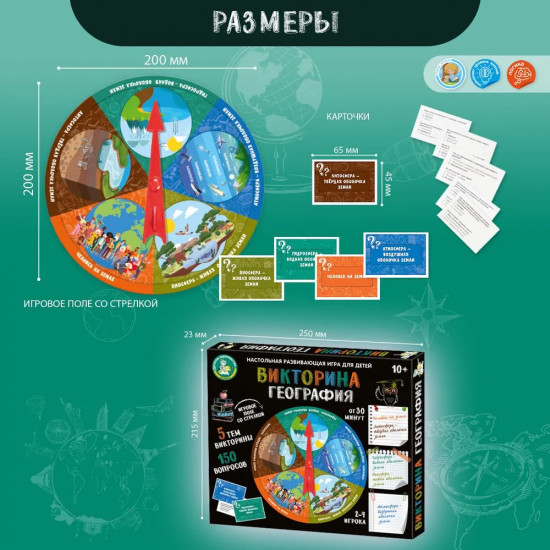 Игра настольная «География»