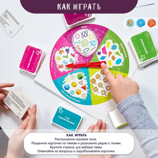 Игра настольная «Алгебра. Геометрия»