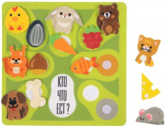 Набор из фетра на липучках «Кто что ест?» - Фото 8