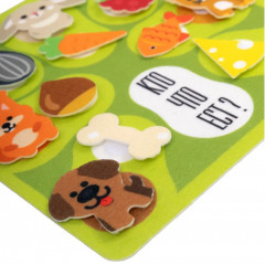 Набор из фетра на липучках «Кто что ест?» - Фото 13