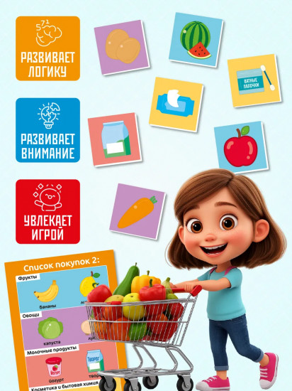 Игра настольная «Умный шопинг»