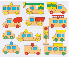 Конструктор-пазл «Автотранспорт» - Фото 2