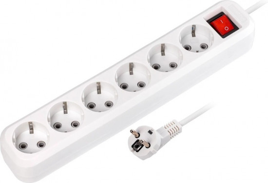 Удлинитель Smartbuy SBE-16-6-03-ZS