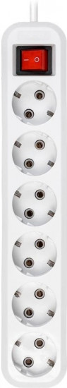 Удлинитель Smartbuy SBE-16-6-07-ZS