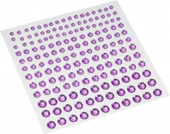 Наклейки-стразы для творчества и макияжа «Purple drops» - Фото 4