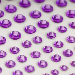 Наклейки-стразы для творчества и макияжа «Purple drops» - Фото 5