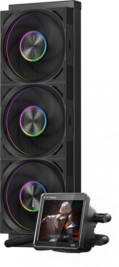 Кулер для процессора DT360 ARGB Display BK