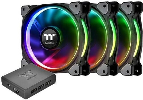 Вентилятор для корпуса Riing Plus 14 RGB Radiator Fan TT Premium CL-F056-PL14SW-A