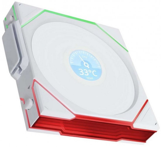 Вентилятор для корпуса Uni Fan TL Wireless LCD 120 ARGB Reverse Blade 12RTLLCD1W1W
