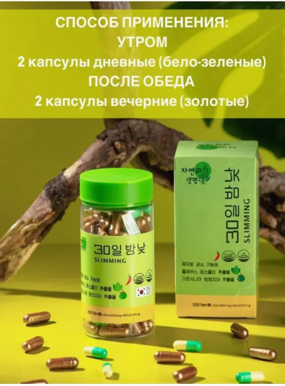 Капсулы для похудения «День и Ночь»