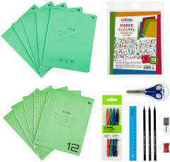 Набор первоклассника универсальный в папке-сумке - Фото 4